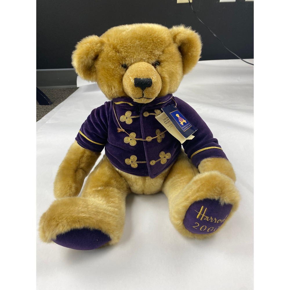 Harrods Millenium 2000 Teddy Bear Plush with Tags